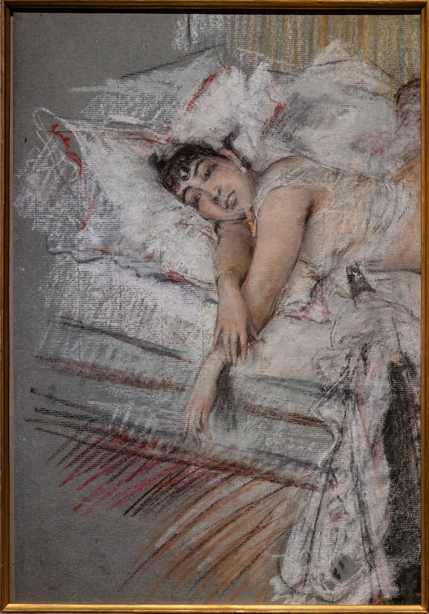 A Condessa de Rasty na Cama de Giovanni Boldini