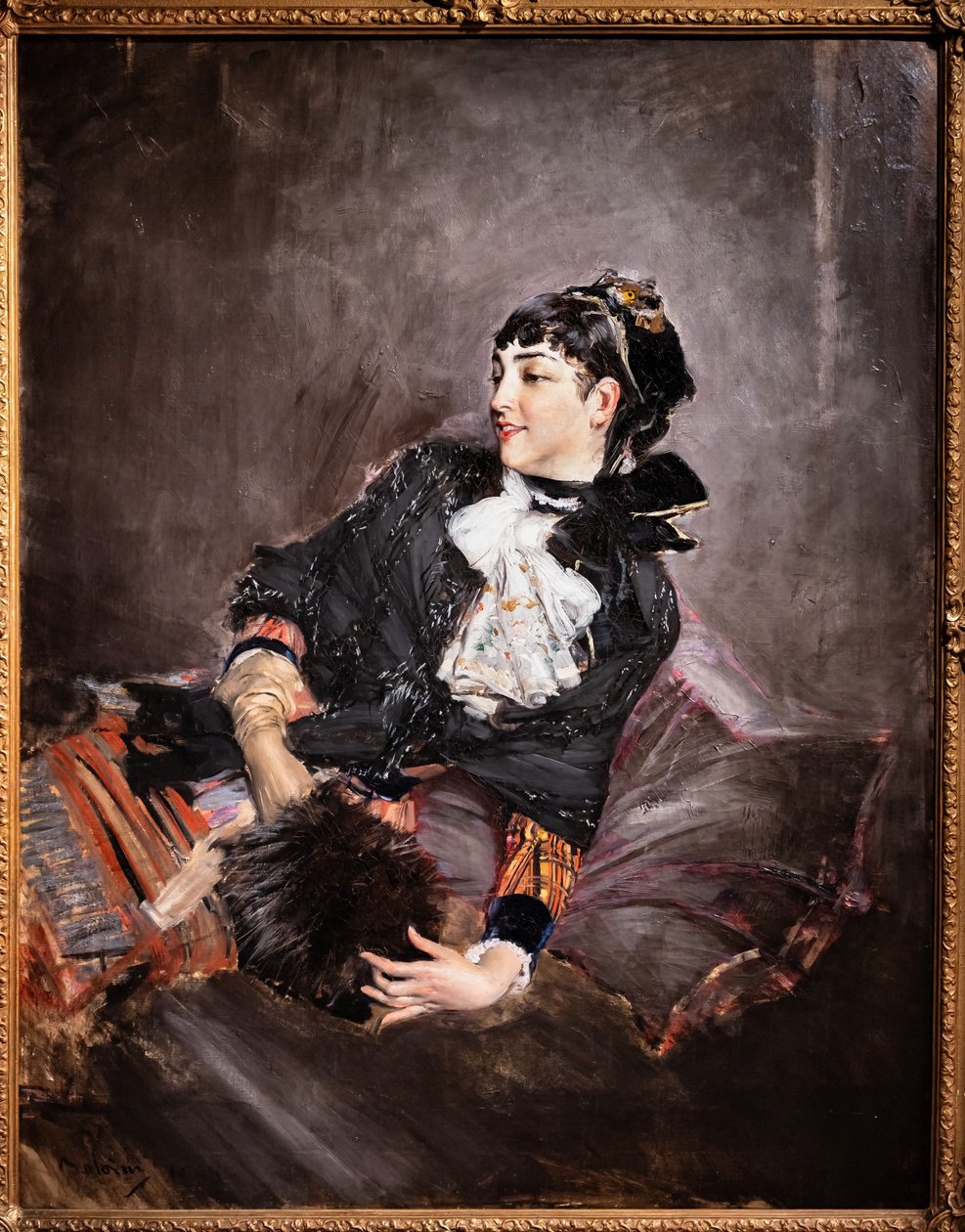 A Condessa de Rasty no Sofá de Giovanni Boldini