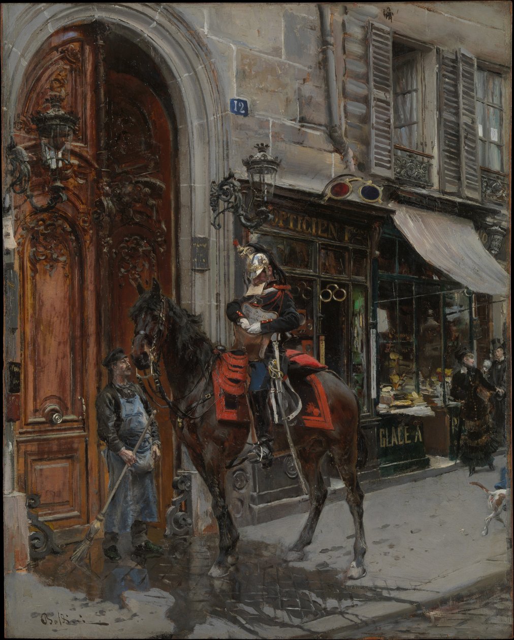 O portador de despacho de Giovanni Boldini