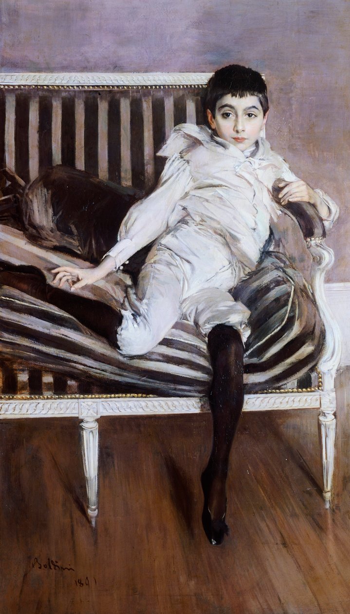 A Pequena Subcaseuse de Giovanni Boldini (1842-1931) de Giovanni Boldini