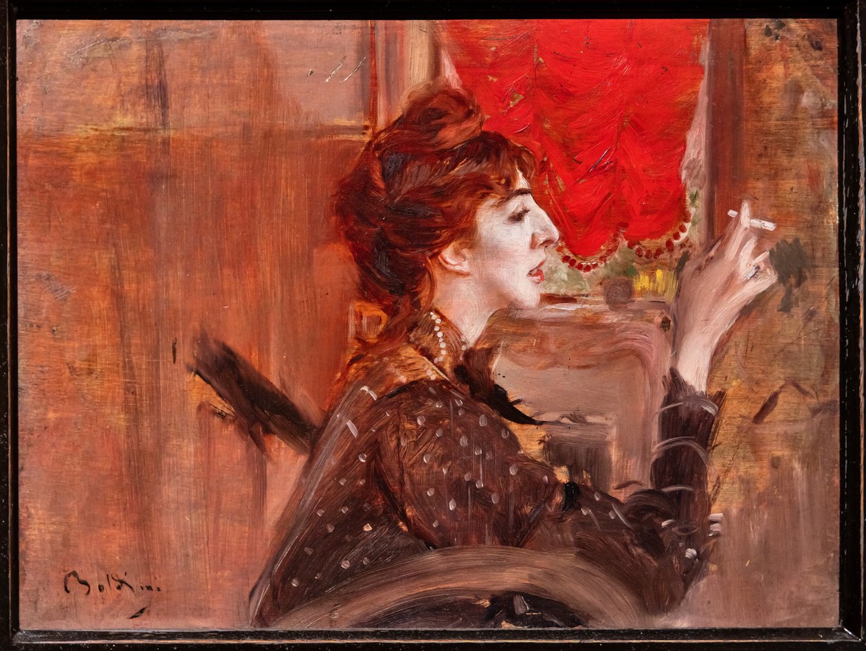A Cortina Vermelha de Giovanni Boldini
