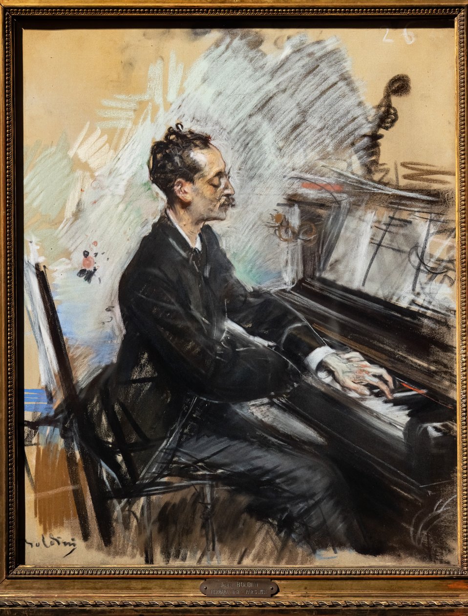 O pianista Rey Colaço de Giovanni Boldini