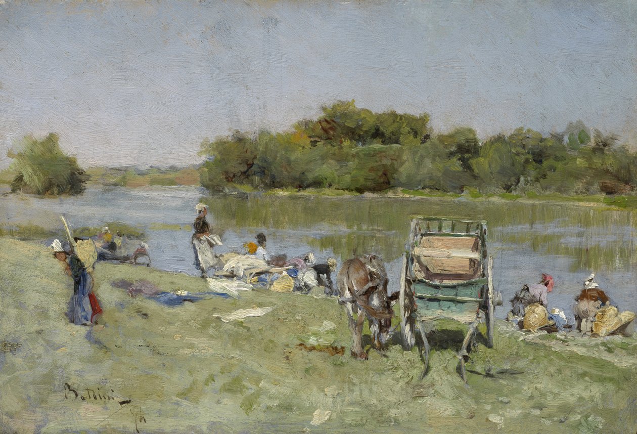 Lavadeiras, 1874 de Giovanni Boldini