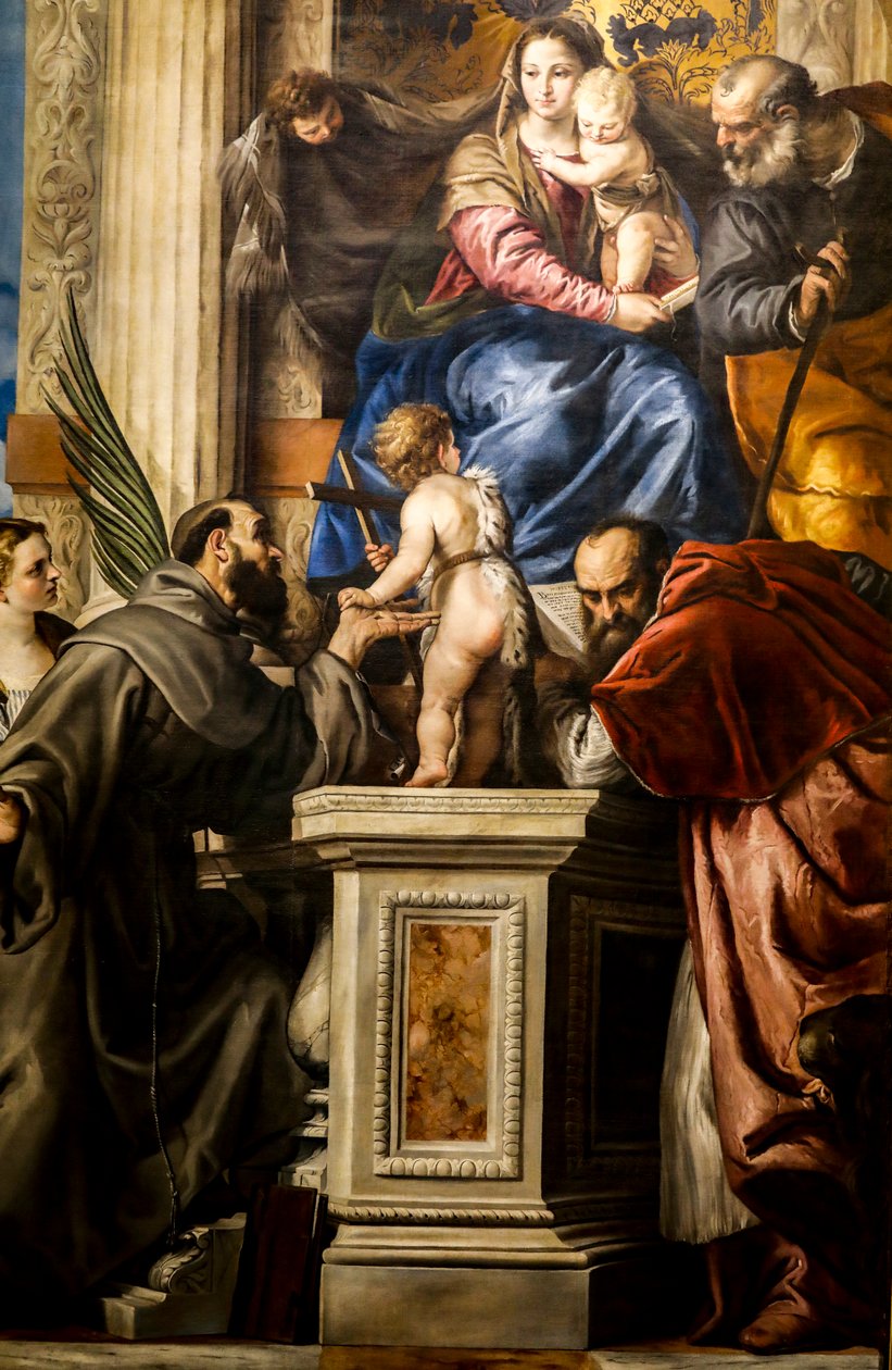 Madonna e Criança com Santos de Giovanni Bonatti