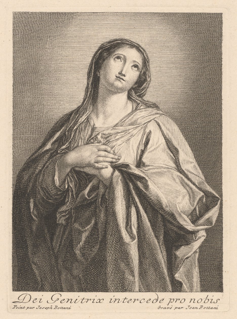 A Virgem de Giovanni Bottani, after Giuseppe Bottani