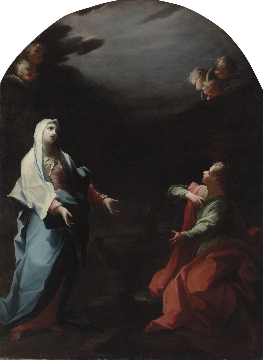 A Madona e São João Evangelista de Giovanni Camillo Sagrestani