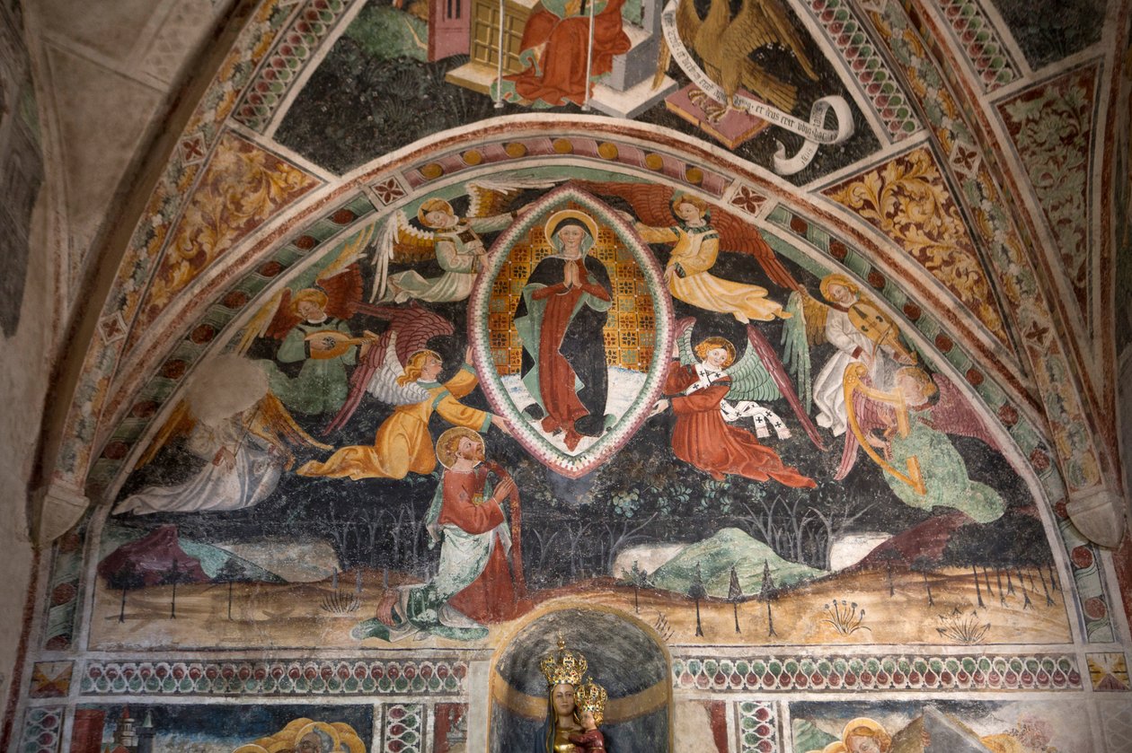Ascensão, c.1492 (fresco) de Giovanni Canavesio