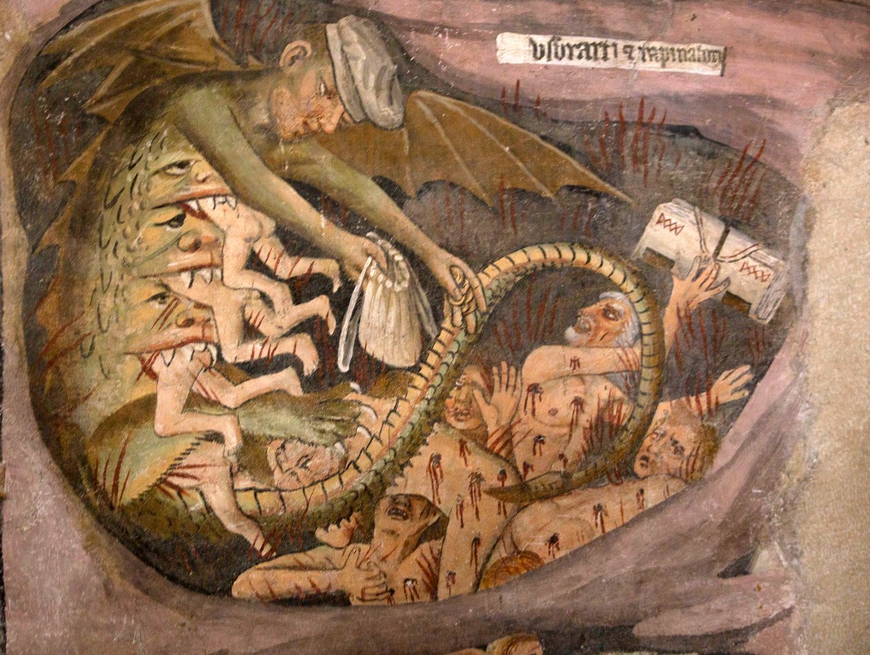 Juízo Final, c.1492 (detalhe de 3702475) de Giovanni Canavesio