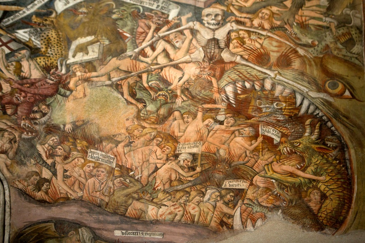 Juízo Final, c.1492 (detalhe de 3702475) de Giovanni Canavesio