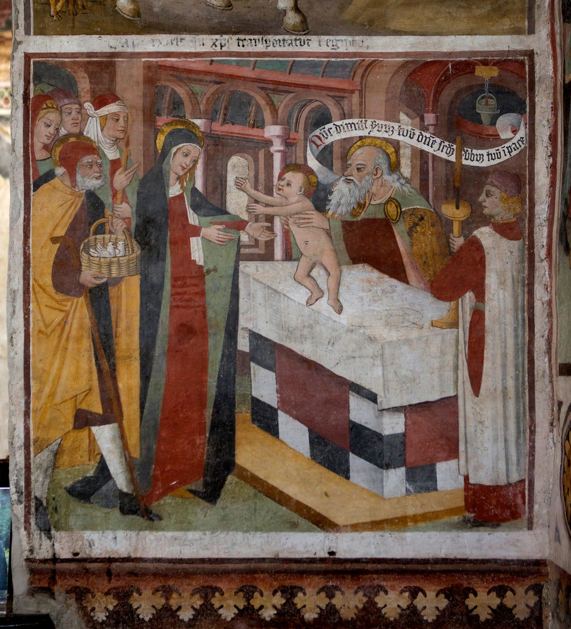 Apresentação de Jesus no Templo, 1492 de Giovanni Canavesio