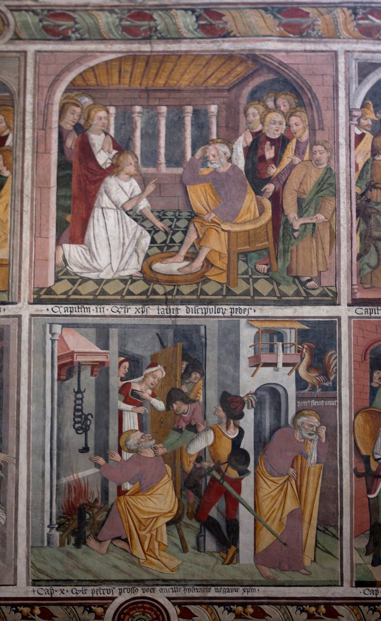 Cenas da vida de Cristo, c.1492 (fresco) de Giovanni Canavesio