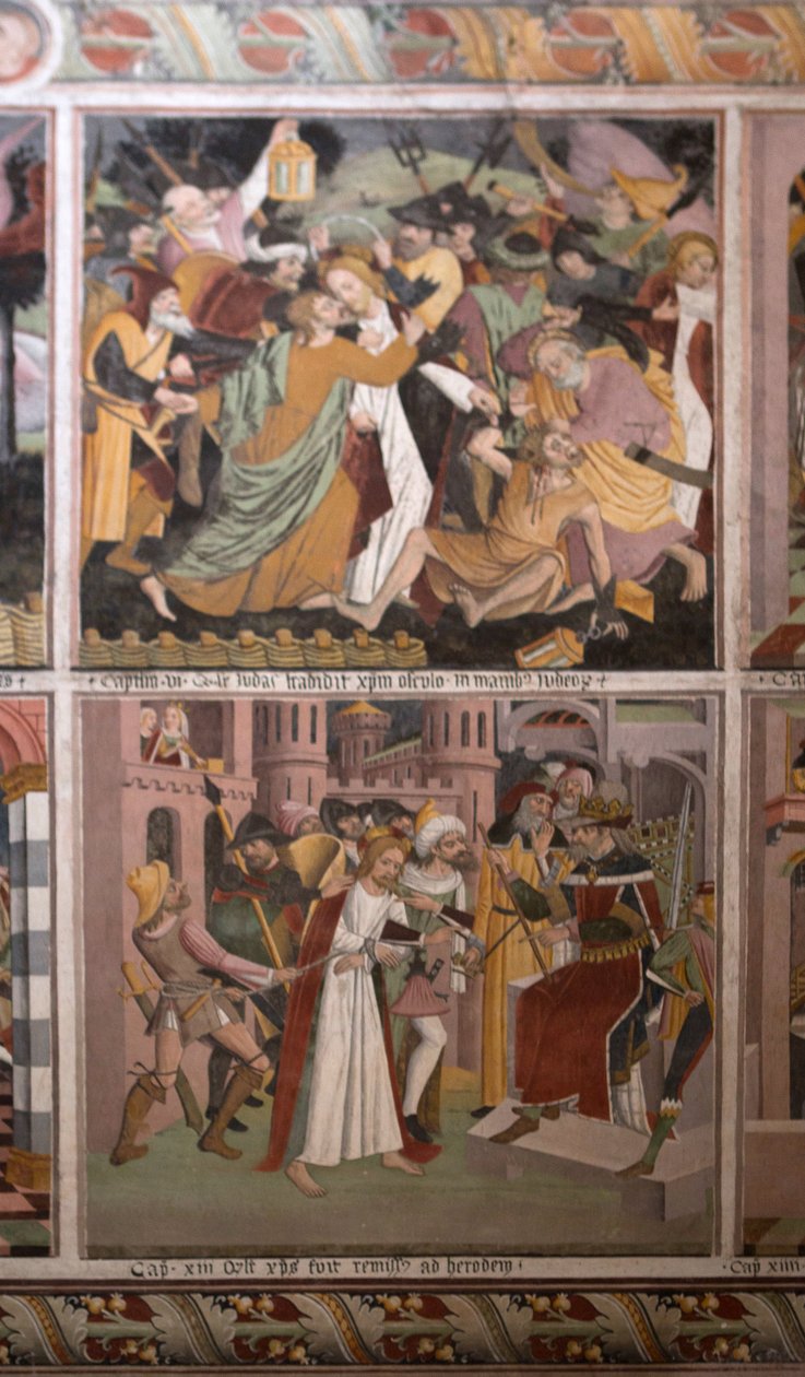 Cenas da vida de Cristo, c.1492 (fresco) de Giovanni Canavesio
