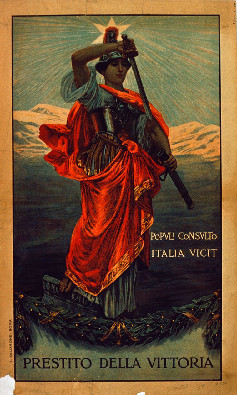 Cartaz Militar Italiano, Primeira Guerra Mundial: 