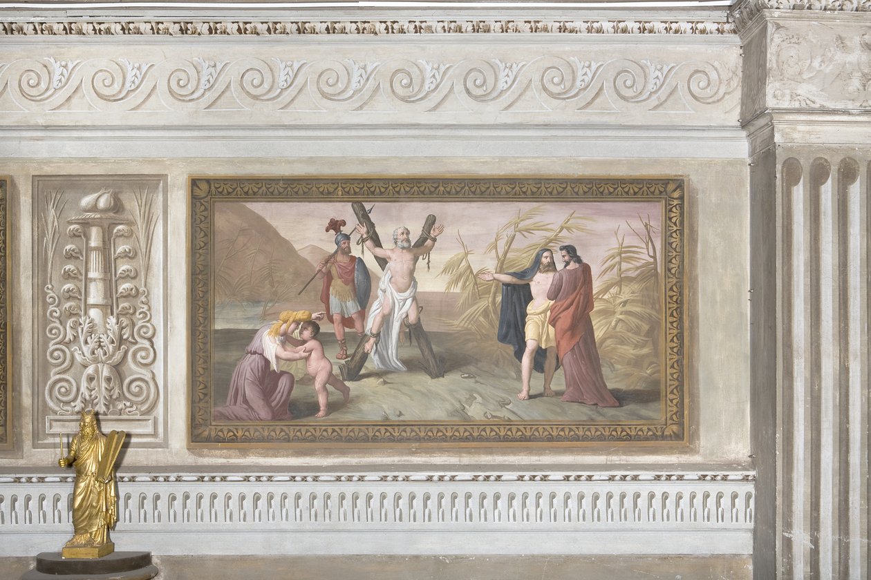 Crucificação de Santo André, de Histórias de Cristo de Giovanni Chiarini