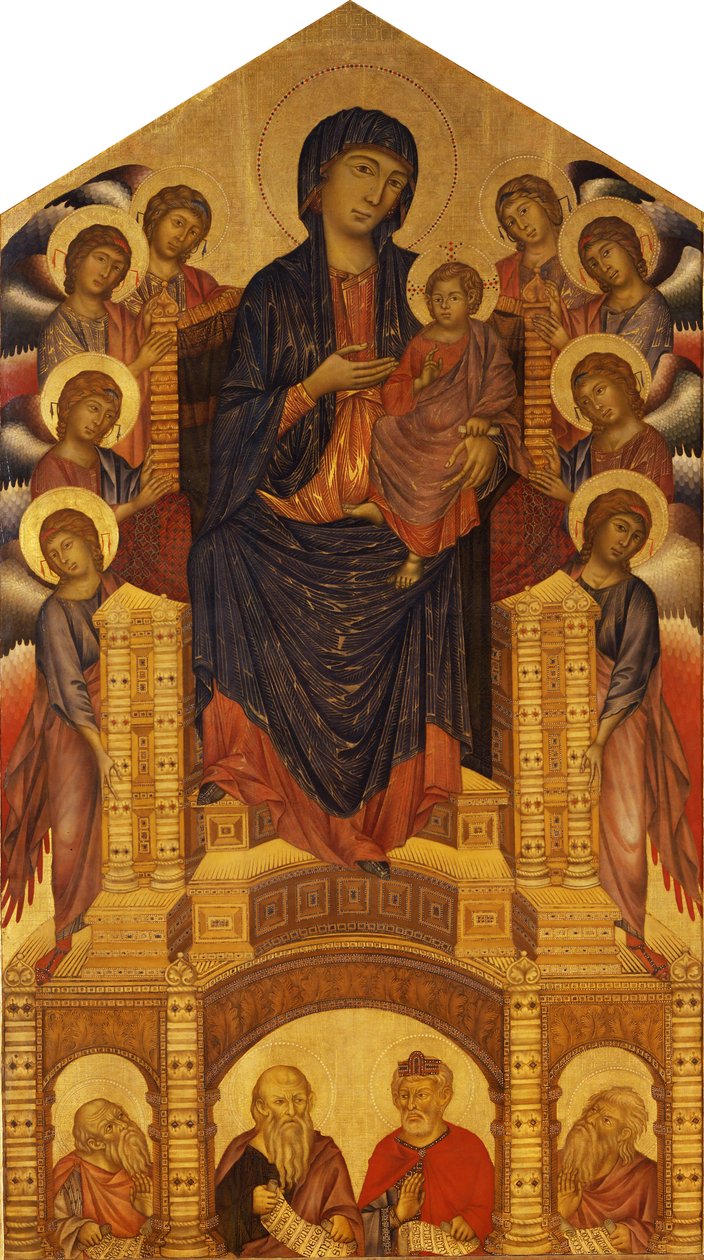 Maesta de Santa Trinita, c. 1280 de Giovanni Cimabue