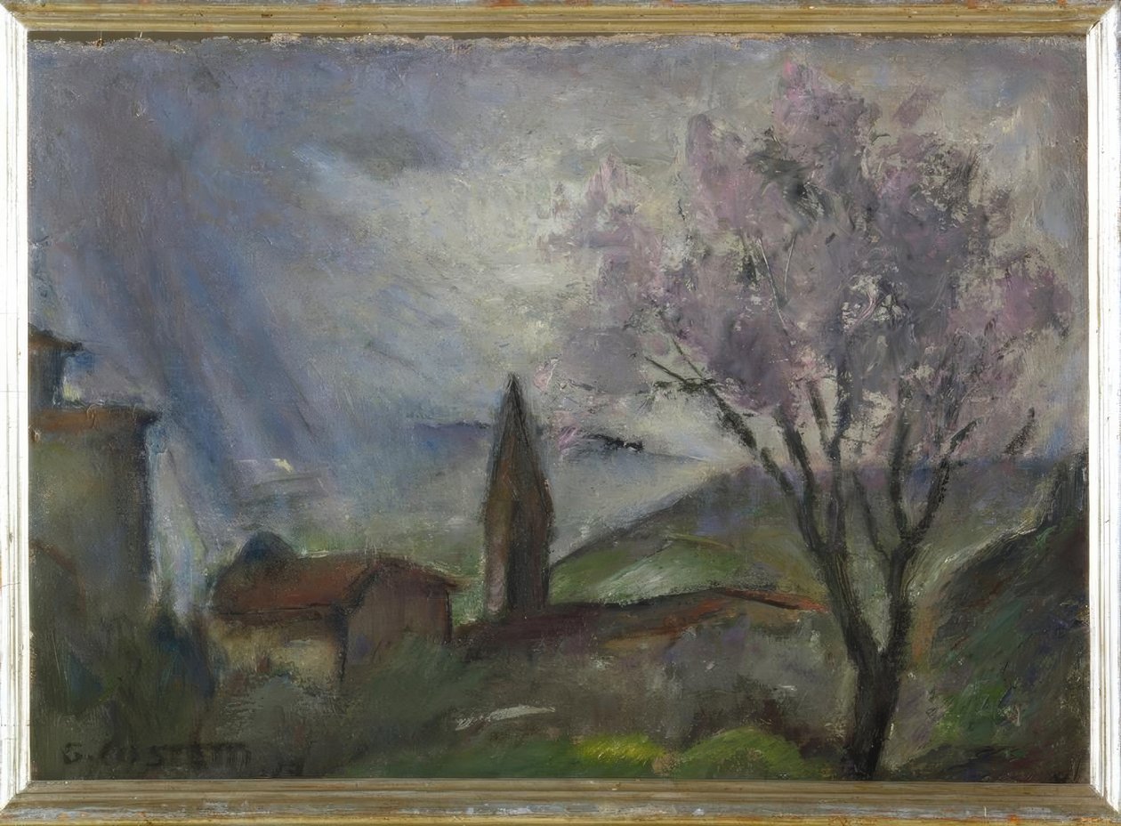 País com árvores de Giovanni Costetti