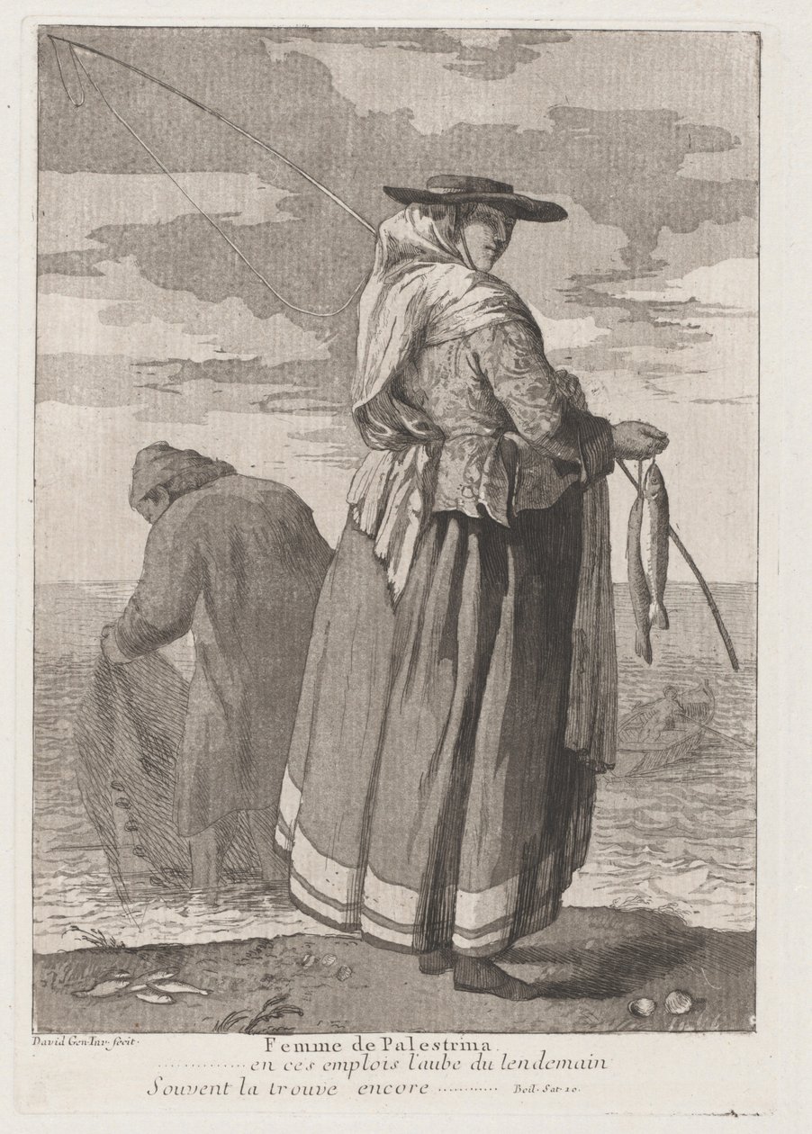 Femme de Palestrina (Mulher de Pellestrina) de Giovanni David