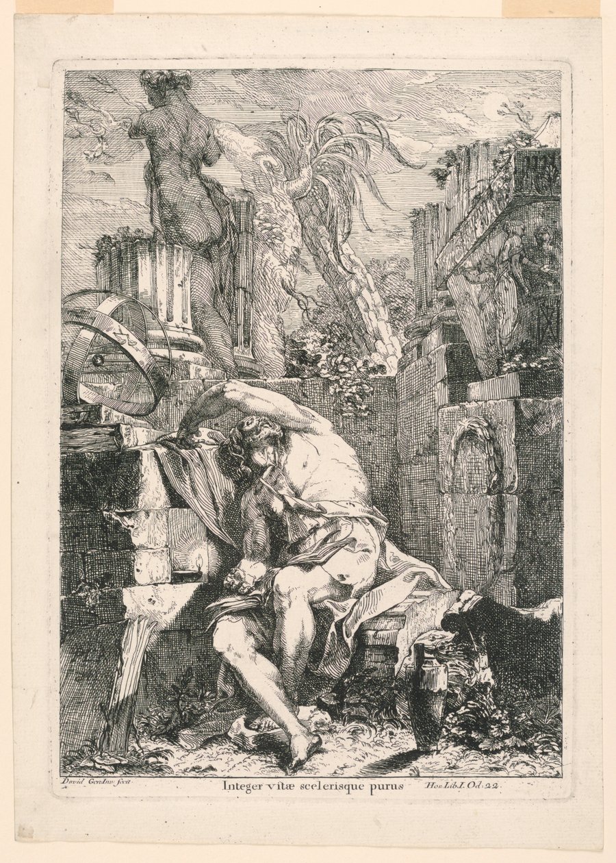 Integer vitae scelerisque pure (Horácio, Odes. Livro I,22) de Giovanni David