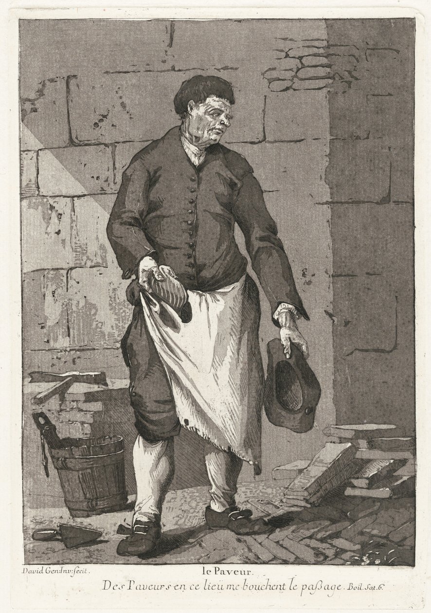 Le Paveur (The Road Paver) de Giovanni David