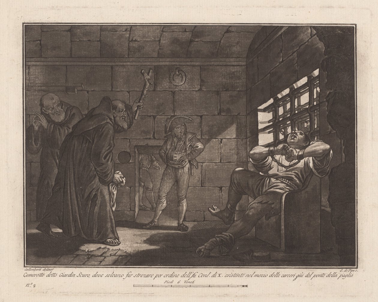 O "Giardin Scuro", para execuções por estrangulamento de Giovanni De Pian, after Francesco Galimberti