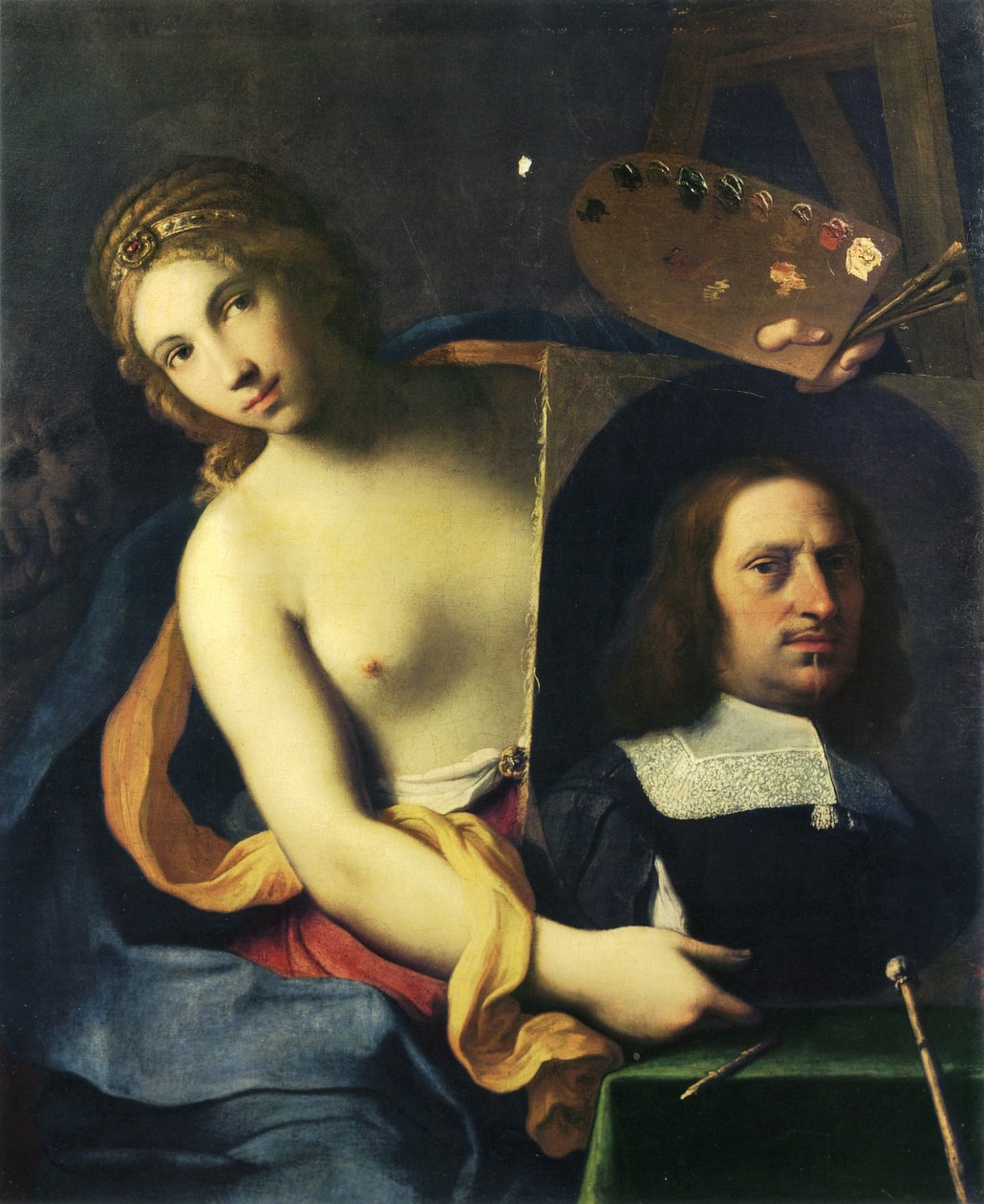 Alegoria da pintura de Giovanni Domenico Cerrini