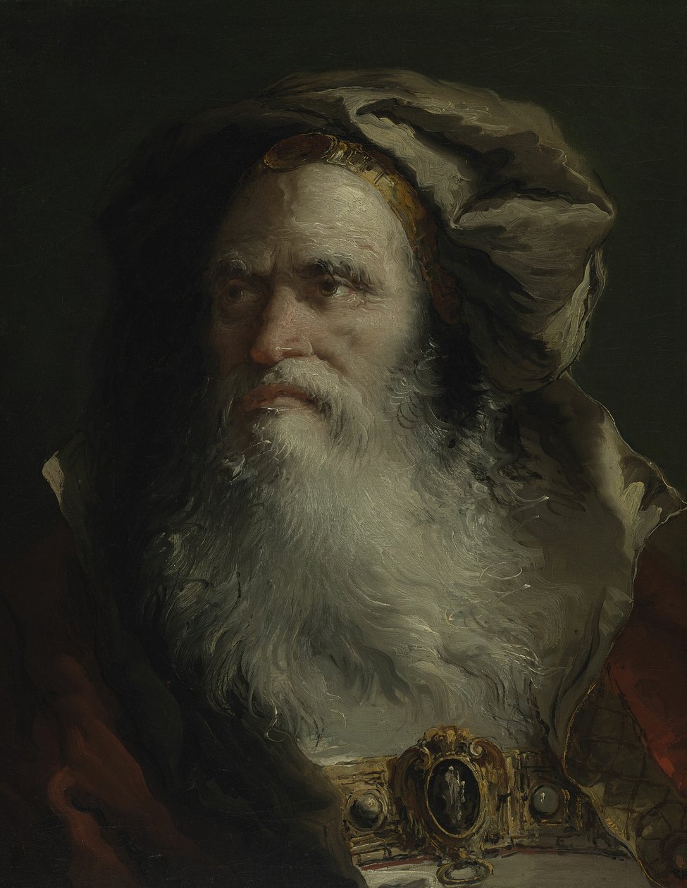 Cabeça de um filósofo, 175864. de Giovanni Domenico Tiepolo