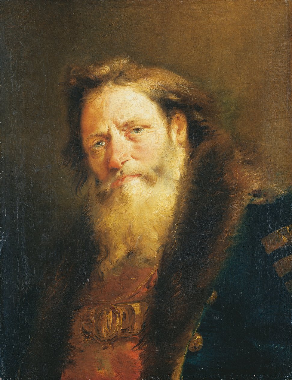 Cabeça de um homem idoso de Giovanni Domenico Tiepolo