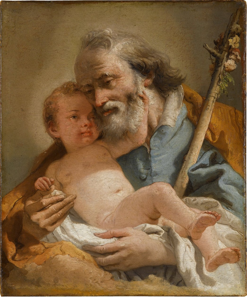 São José com o Menino Jesus de Giovanni Domenico Tiepolo