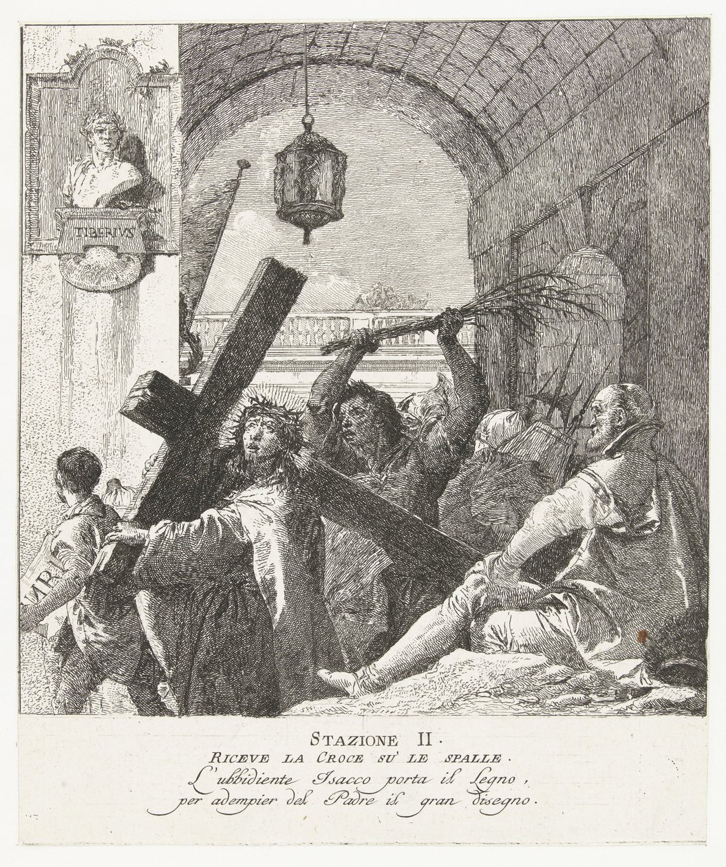 A cruz de Cristo de Giovanni Domenico Tiepolo