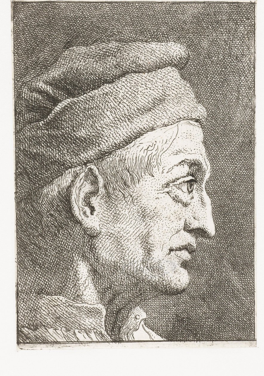 Homem com gorro de Giovanni Domenico Tiepolo