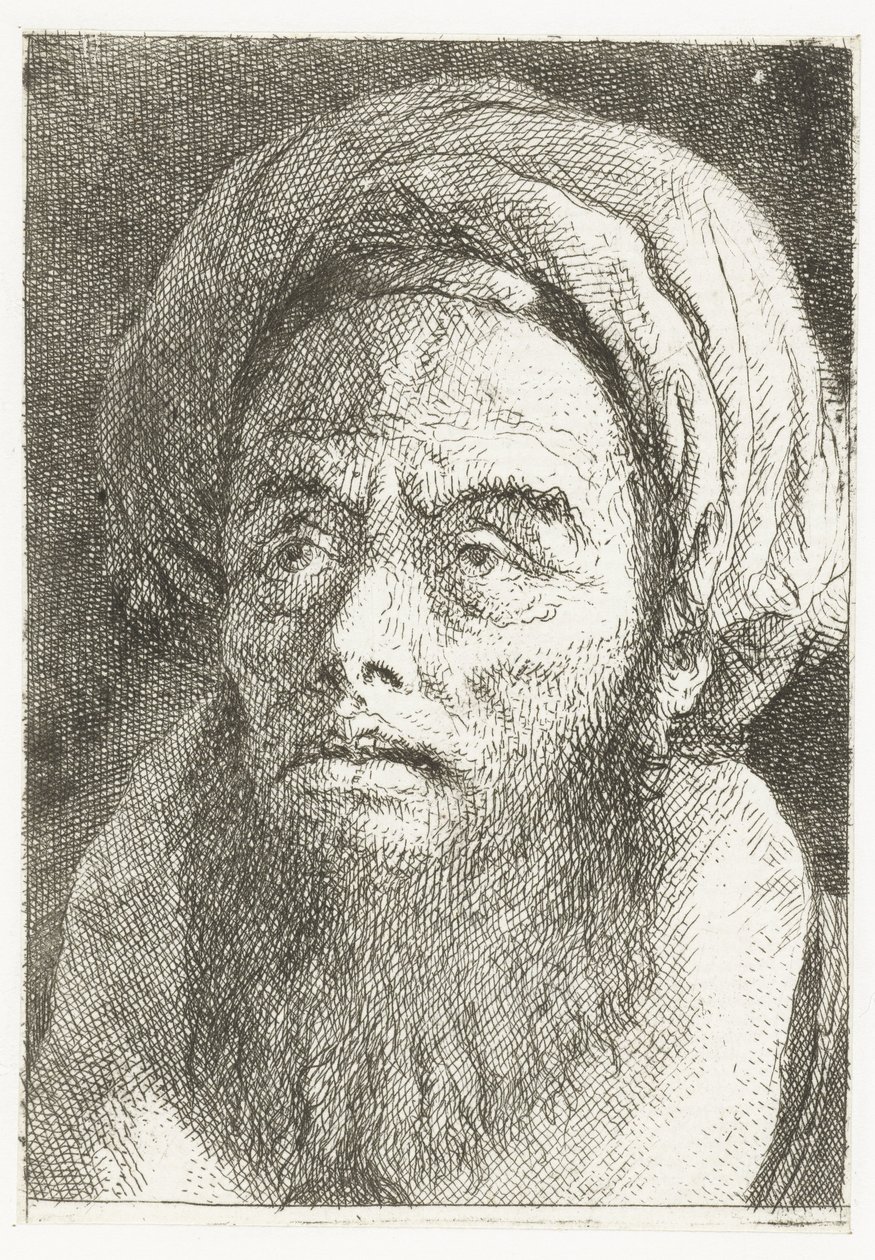 Homem com turbante
Colecção de cabeças (título da série)
Raccolta di Teste (título da série) de Giovanni Domenico Tiepolo