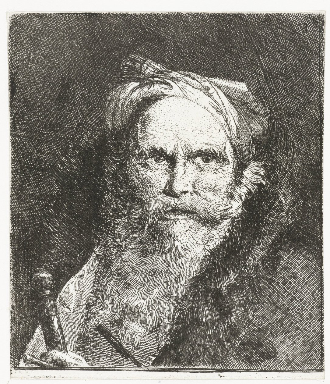 Homem com espada
Colecção de cabeças (título da série)
Raccolta di Teste (título da série) de Giovanni Domenico Tiepolo