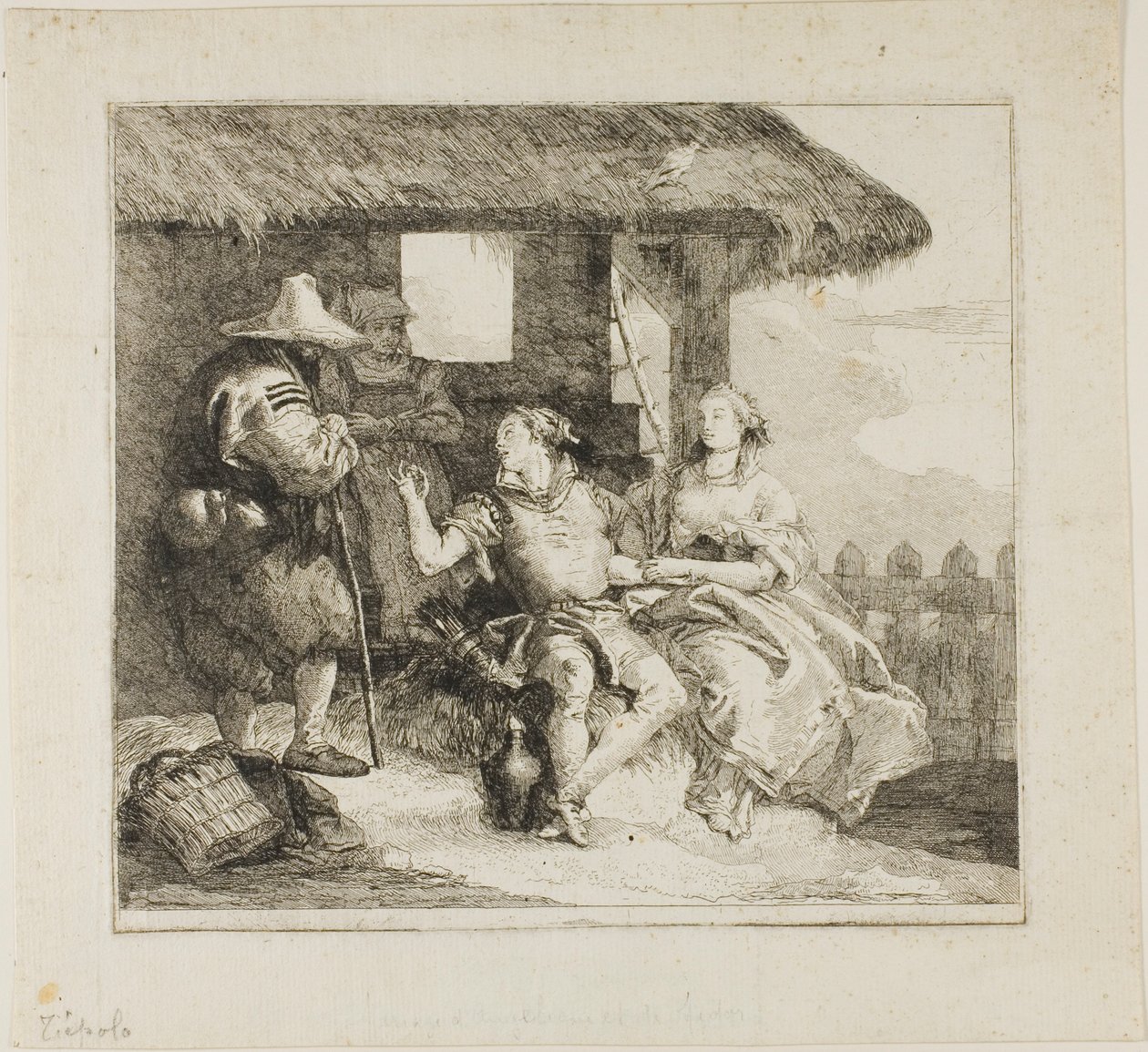Casamento de Angélica e Medoro de Giovanni Domenico Tiepolo