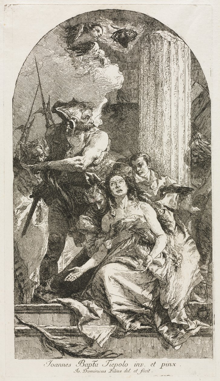 Martírio de Santa Ágata de Giovanni Domenico Tiepolo