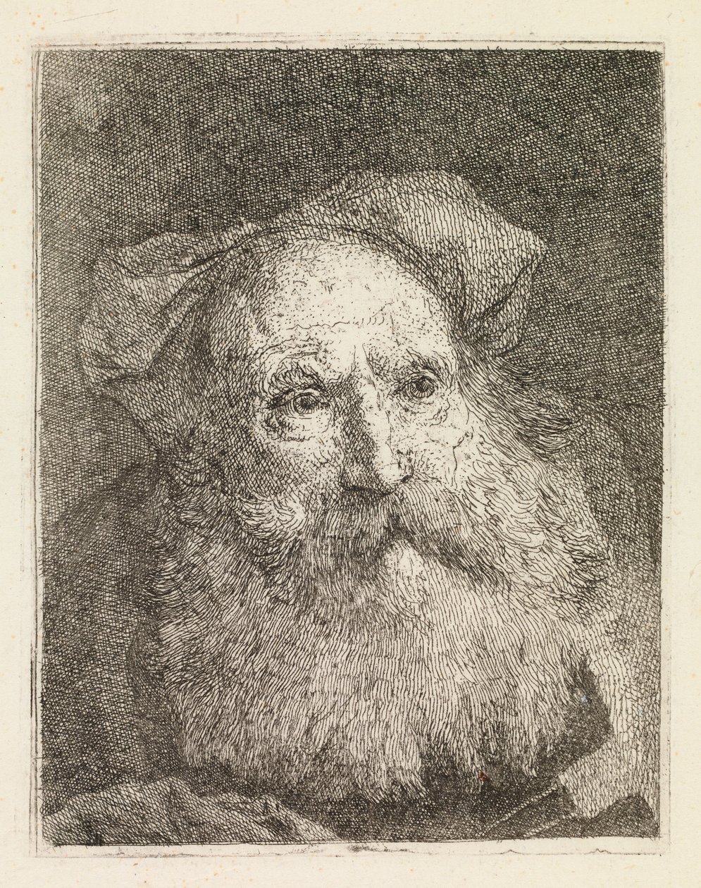 Ancião com barba de Giovanni Domenico Tiepolo
