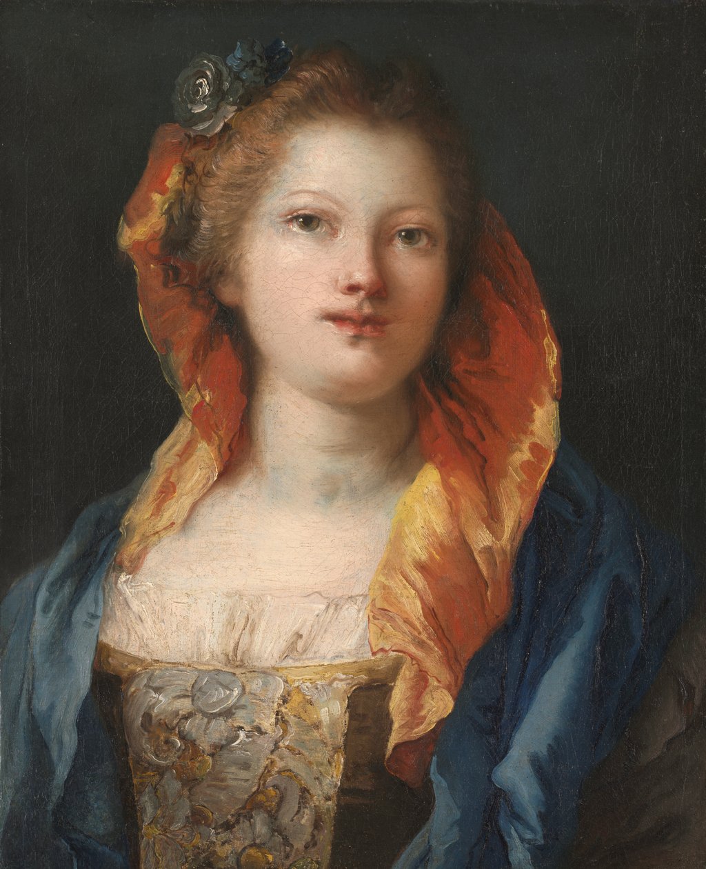 Retrato de uma mulher de Giovanni Domenico Tiepolo