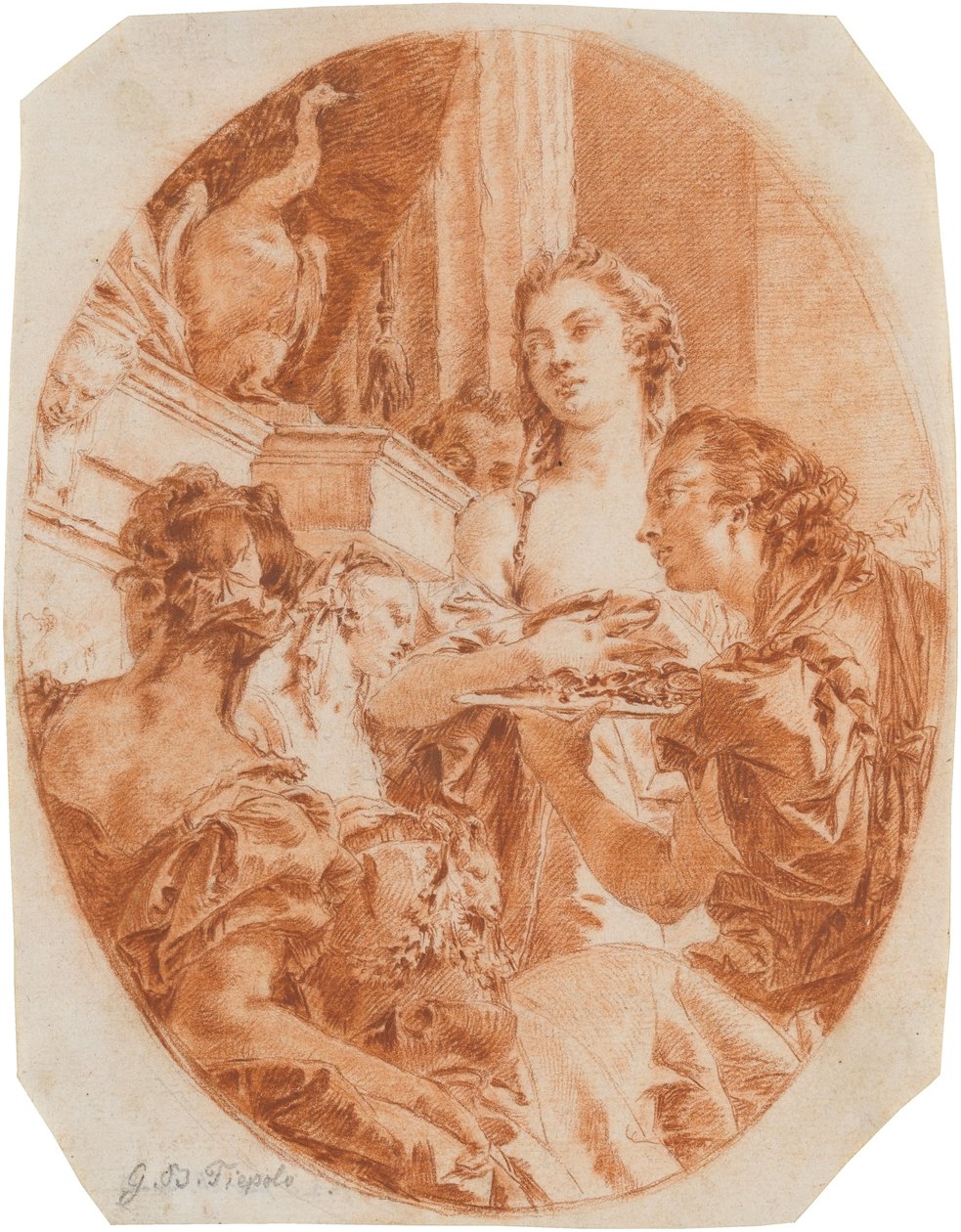Tarquínio e Lucrécia de Giovanni Domenico Tiepolo