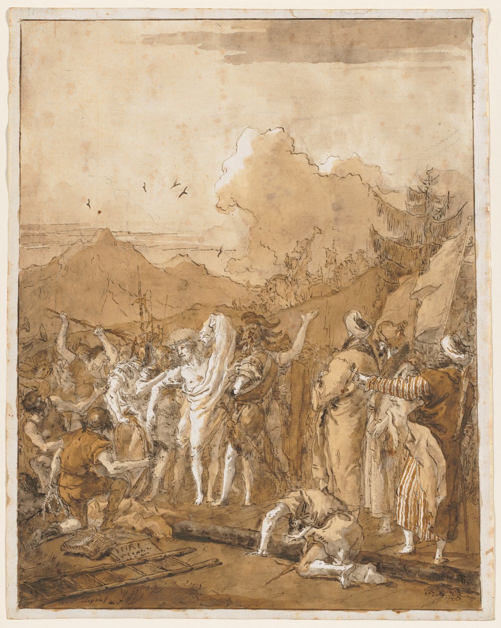 O Despojamento de Cristo de Giovanni Domenico Tiepolo