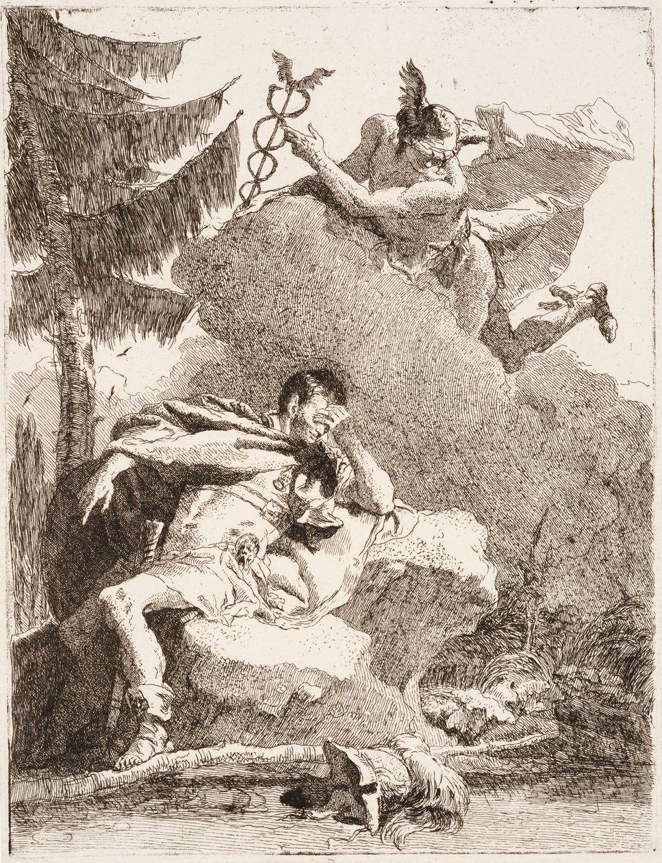 O Sonho de Enéias de Giovanni Domenico Tiepolo