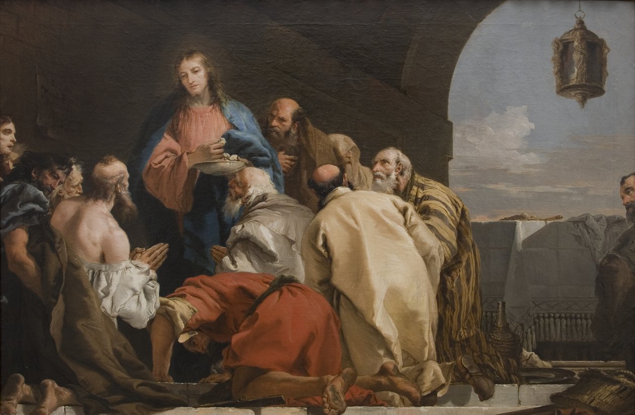 A Instituição da Eucaristia de Giovanni Domenico Tiepolo