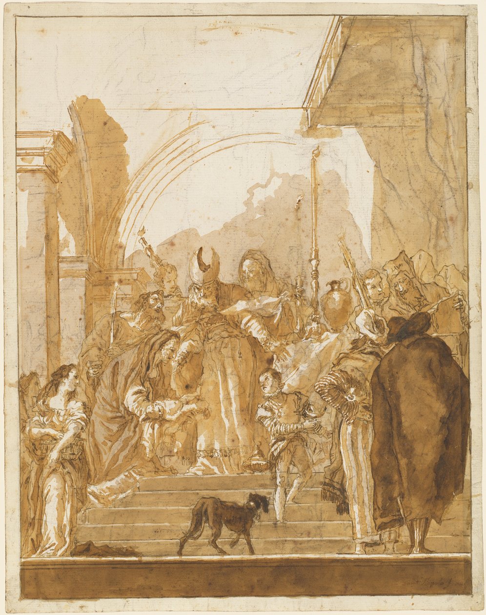 A Apresentação no Templo de Giovanni Domenico Tiepolo