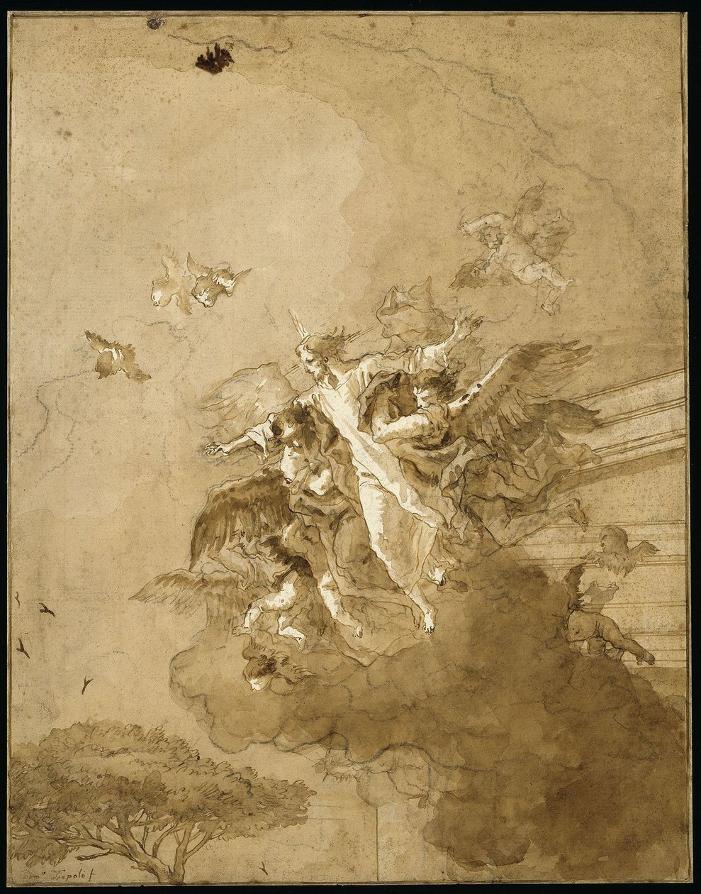 Triunfo da Ressurreição de Cristo de Giovanni Domenico Tiepolo