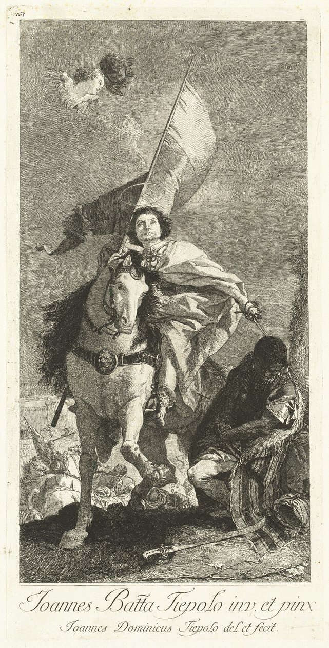 São Tiago de Compostela de Giovanni Domenico Tiepolo after Giovanni Battista Tiepolo