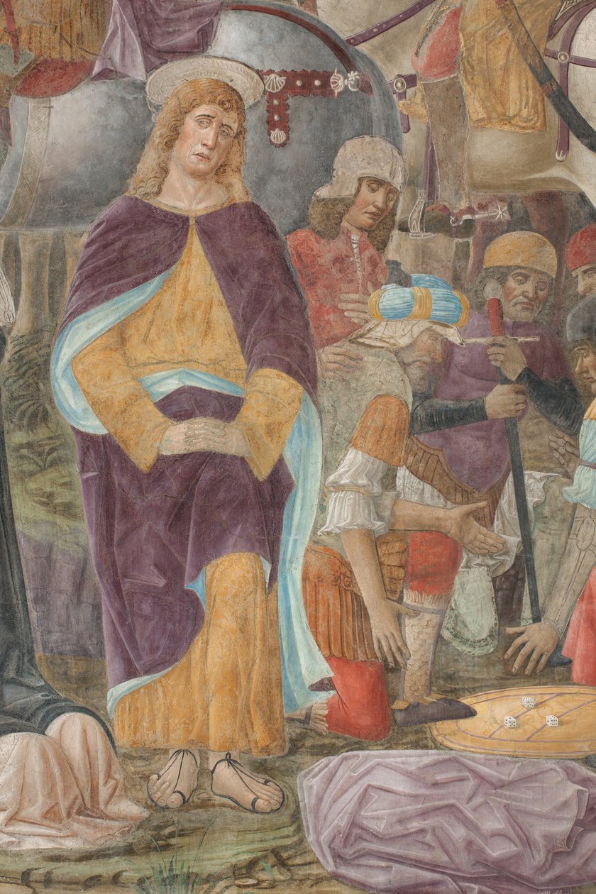Milão, Refeitório do Cenacolo Vinciano, Donato Montorfano, Crucificação de Cristo de Giovanni Donato Montorfano