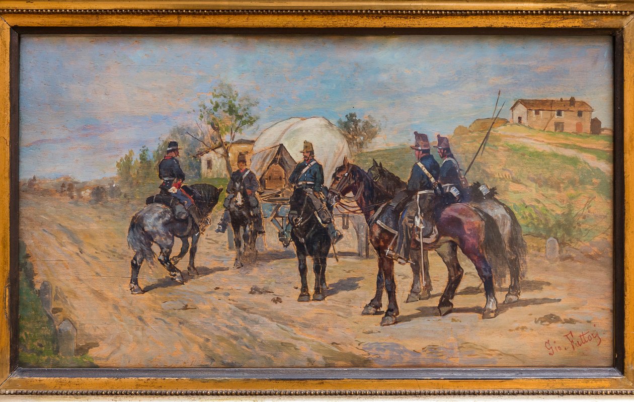 Cavalaria em repouso de Giovanni Fattori