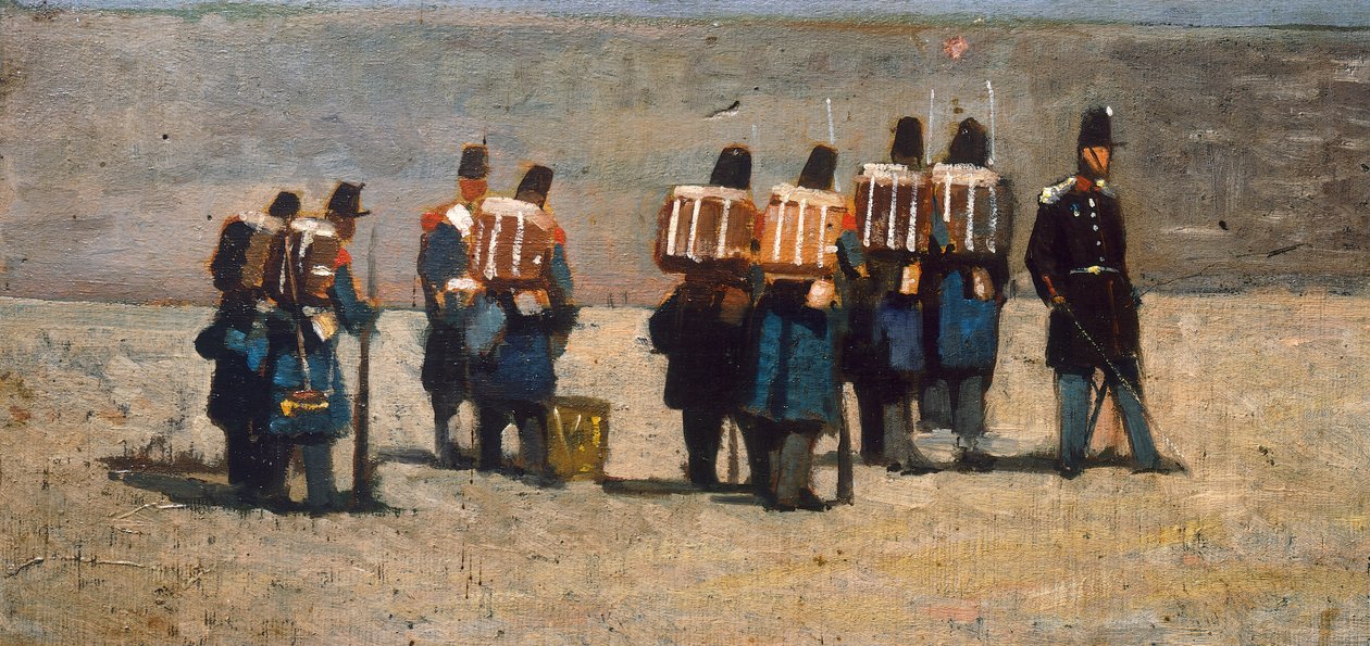 Soldados franceses em 59 de Giovanni Fattori
