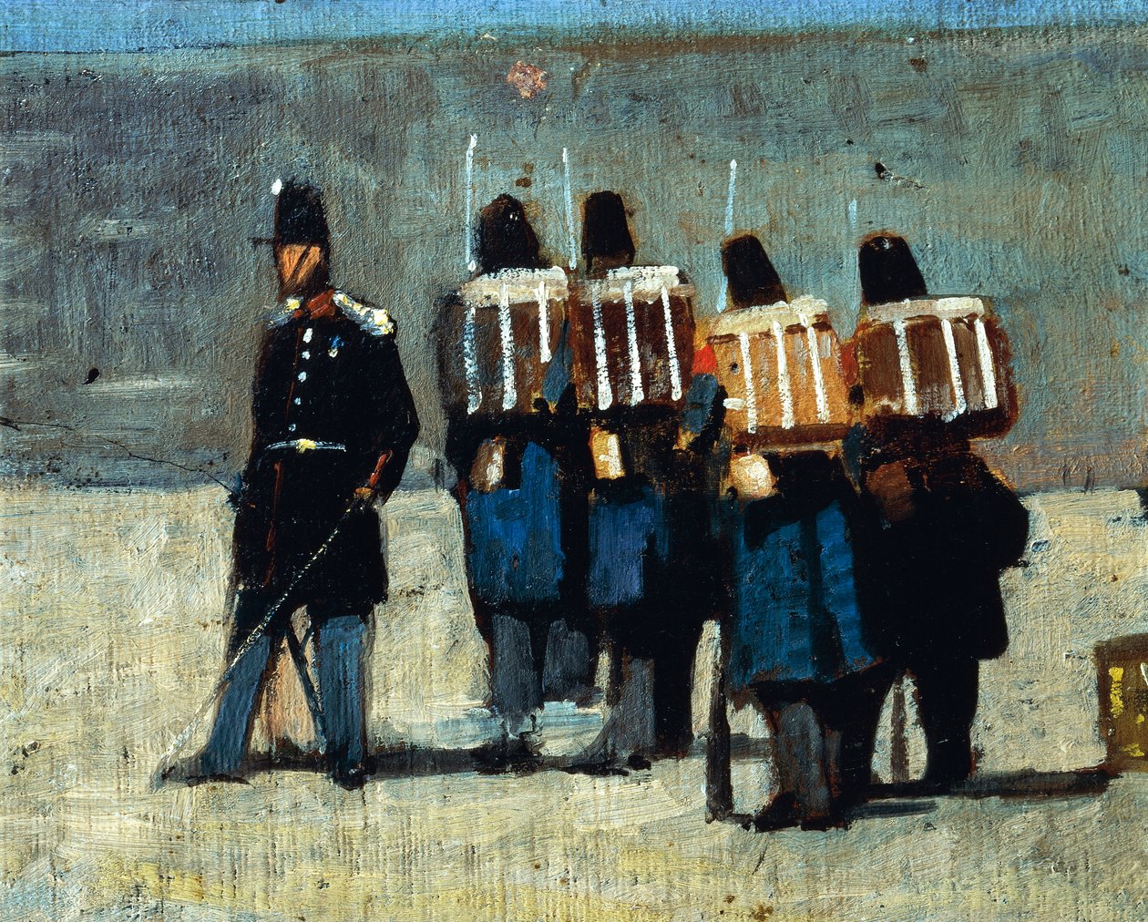 Soldados franceses em 59 de Giovanni Fattori