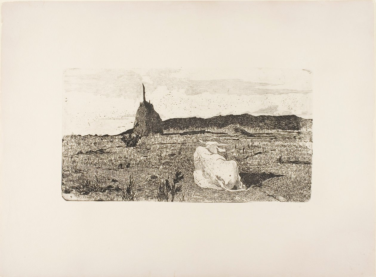 Vaca sagrada de Giovanni Fattori