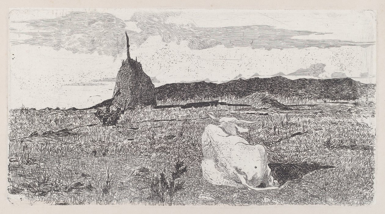 Vaca Sagrada [Pio acima] de Giovanni Fattori