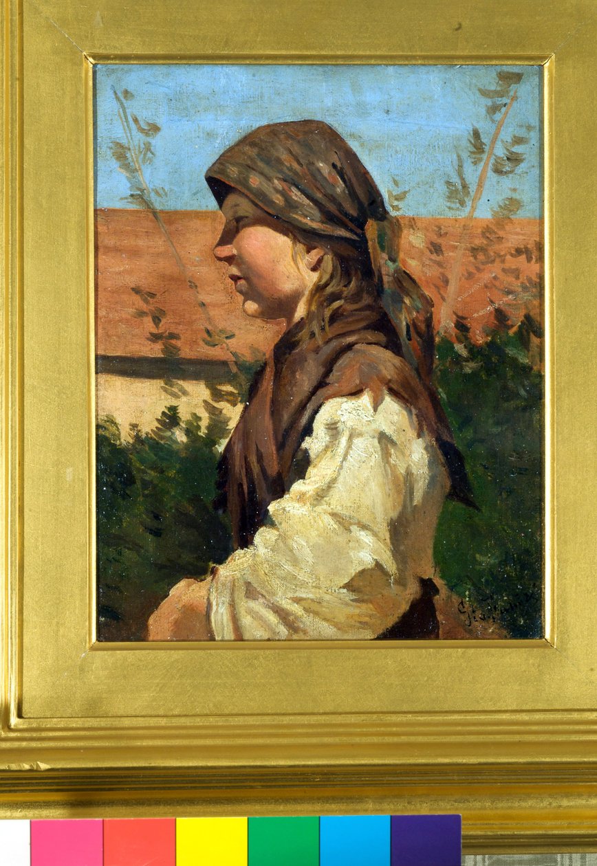 "O lenhador" de Giovanni Fattori